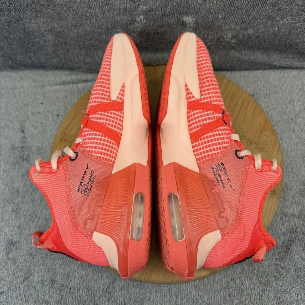 Nike LeBron Witness 7 Shoes Mens Size 12 Pink Basketball Sneakers DM1123-600